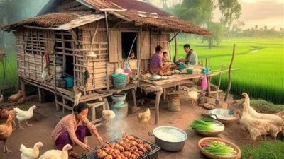 يحكى أنه كان يوجد مطعماً صغيراً وبسيطا