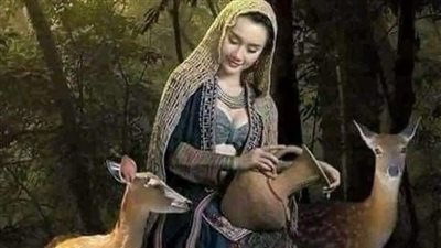 وجدان التى عاشت مع الغزلان