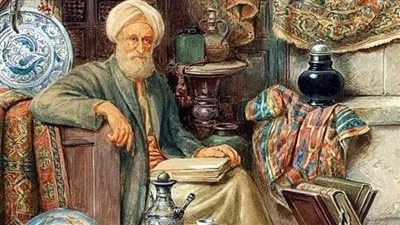 يحكى عن تاجر له دكان في سوق الحلفاوين