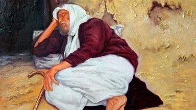 بكي من أجل جوع والديه