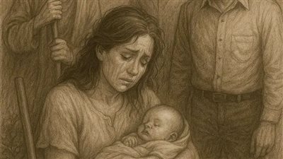 حكاية دخل الزوج على زوجته التي أنجبت بنت كاملة